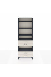 Arges Dolap 5 Raflı 4 Çekmeceli 88x30x243 Antrasit-Aytaşı