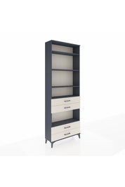 Arges Dolap 5 Raflı 4 Çekmeceli 88x30x243 Antrasit-Aytaşı