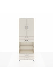 Arges Dolap 5 Raflı 4 Çekmeceli 2 Kapaklı 88x30x243 Aytaşı-Aytaşı