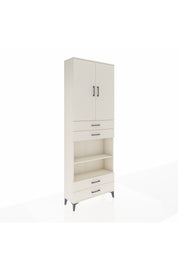 Arges Dolap 5 Raflı 4 Çekmeceli 2 Kapaklı 88x30x243 Aytaşı-Aytaşı