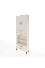 Arges Dolap 5 Raflı 4 Çekmeceli 2 Kapaklı 88x30x243 Aytaşı-Aytaşı