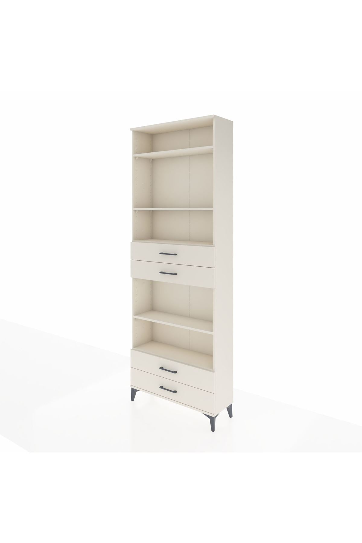 Arges Dolap 5 Raflı 4 Çekmeceli 88x30x243 - S33M254V1A