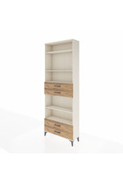 Arges Dolap 5 Raflı 4 Çekmeceli 88x30x243 Aytaşı-Çam