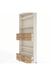 Arges Dolap 5 Raflı 4 Çekmeceli 88x30x243 Aytaşı-Çam