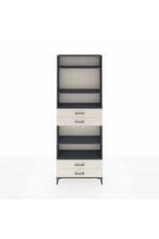 Arges Dolap 5 Raflı 4 Çekmeceli 88x30x243 Antrasit-Aytaşı