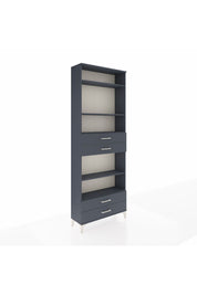 Arges Dolap 5 Raflı 4 Çekmeceli 88x30x243 Antrasit-Antrasit