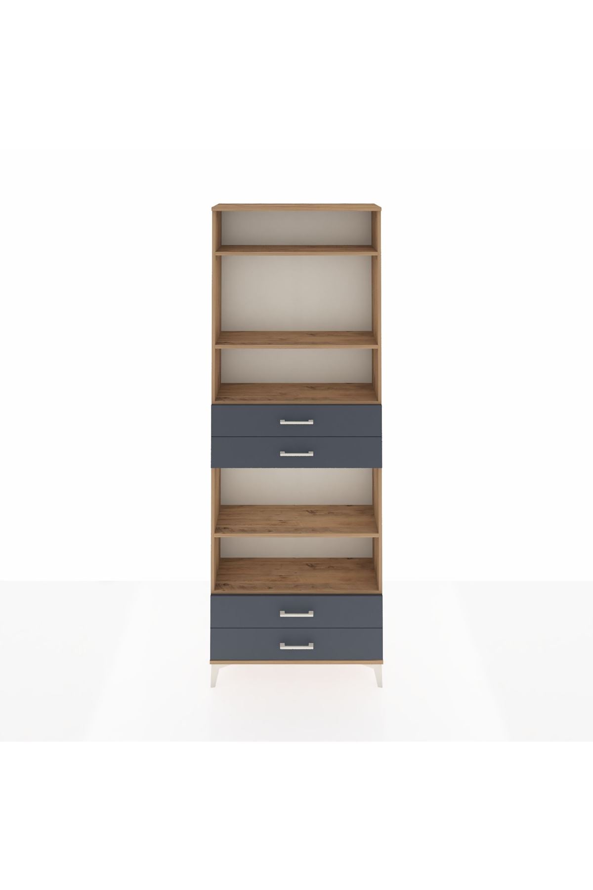 Arges Dolap 5 Raflı 4 Çekmeceli 88x30x243 - S33M254V8A