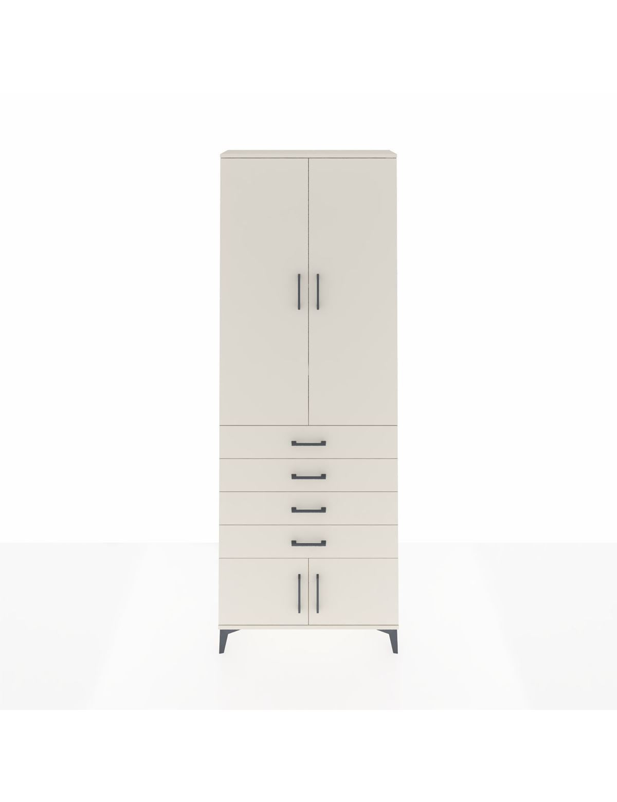 Arges Dolap 4 Raflı 4 Çekmeceli 4 Kapaklı 88x30x243 Aytaşı-Aytaşı