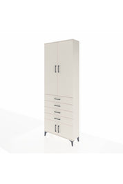 Arges Dolap 4 Raflı 4 Çekmeceli 4 Kapaklı 88x30x243 Aytaşı-Aytaşı