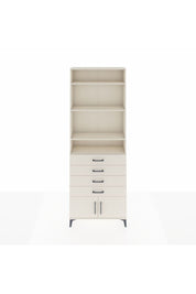 Arges Dolap 4 Raflı 4 Çekmeceli 2 Kapaklı 88x30x243 Aytaşı-Aytaşı