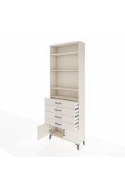 Arges Dolap 4 Raflı 4 Çekmeceli 2 Kapaklı 88x30x243 Aytaşı-Aytaşı