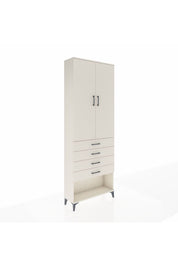 Arges Dolap 3 Raflı 4 Çekmeceli 2 Kapaklı 88x30x243 Aytaşı-Aytaşı