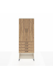Arges Dolap 3 Raflı 4 Çekmeceli 2 Kapaklı 88x30x243 Aytaşı-Çam