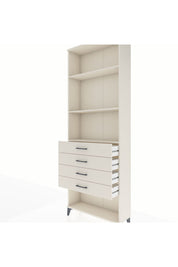 Arges Dolap 3 Raflı 4 Çekmeceli 88x30x243 Aytaşı-Aytaşı