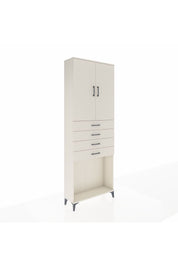 Arges Dolap 3 Raflı 4 Çekmeceli 2 Kapaklı 88x30x243 Aytaşı-Aytaşı