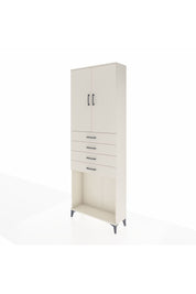 Arges Dolap 3 Raflı 4 Çekmeceli 2 Kapaklı 88x30x243 Aytaşı-Aytaşı