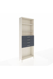 Arges Dolap 3 Raflı 4 Çekmeceli 88x30x243 Aytaşı-Antrasit