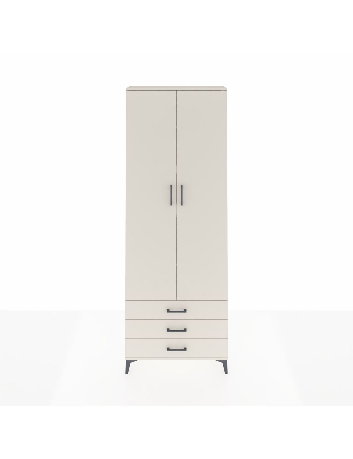 Arges Dolap 5 Raflı 3 Çekmeceli 2 Kapaklı 88x30x243 Aytaşı-Aytaşı