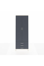 Arges Dolap 5 Raflı 3 Çekmeceli 2 Kapaklı 88x30x243 Aytaşı-Antrasit
