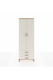 Arges Dolap 5 Raflı 3 Çekmeceli 2 Kapaklı 88x30x243 Çam-Aytaşı