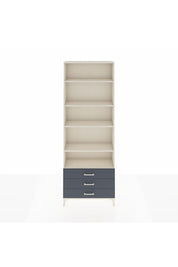 Arges Dolap 5 Raflı 3 Çekmeceli 88x30x243 Aytaşı-Antrasit