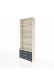 Arges Dolap 5 Raflı 3 Çekmeceli 88x30x243 Aytaşı-Antrasit