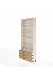 Arges Dolap 5 Raflı 3 Çekmeceli 88x30x243 Aytaşı-Çam