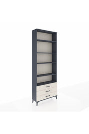 Arges Dolap 5 Raflı 3 Çekmeceli 88x30x243 Antrasit-Aytaşı