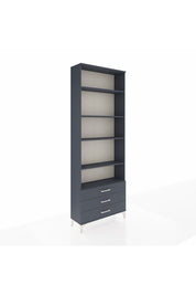 Arges Dolap 5 Raflı 3 Çekmeceli 88x30x243 Antrasit-Antrasit