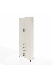 Arges Dolap 4 Raflı 3 Çekmeceli 4 Kapaklı 88x30x243 Aytaşı-Aytaşı