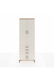 Arges Dolap 4 Raflı 3 Çekmeceli 4 Kapaklı 88x30x243 - S33M265V7A
