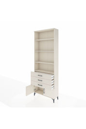 Arges Dolap 4 Raflı 3 Çekmeceli 2 Kapaklı 88x30x243 Aytaşı-Aytaşı