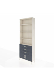 Arges Dolap 4 Raflı 3 Çekmeceli 2 Kapaklı 88x30x243 - S33M266V2A