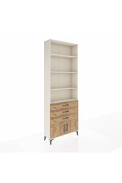 Arges Dolap 4 Raflı 3 Çekmeceli 2 Kapaklı 88x30x243 - S33M266V3A
