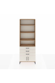 Arges Dolap 4 Raflı 3 Çekmeceli 2 Kapaklı 88x30x243 - S33M266V7A