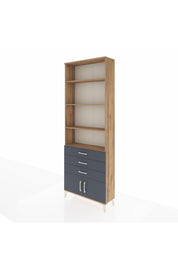 Arges Dolap 4 Raflı 3 Çekmeceli 2 Kapaklı 88x30x243 - S33M266V8A