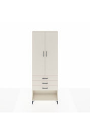 Arges Dolap 4 Raflı 3 Çekmeceli 2 Kapaklı 88x30x243 Aytaşı-Aytaşı