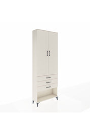 Arges Dolap 4 Raflı 3 Çekmeceli 2 Kapaklı 88x30x243 Aytaşı-Aytaşı