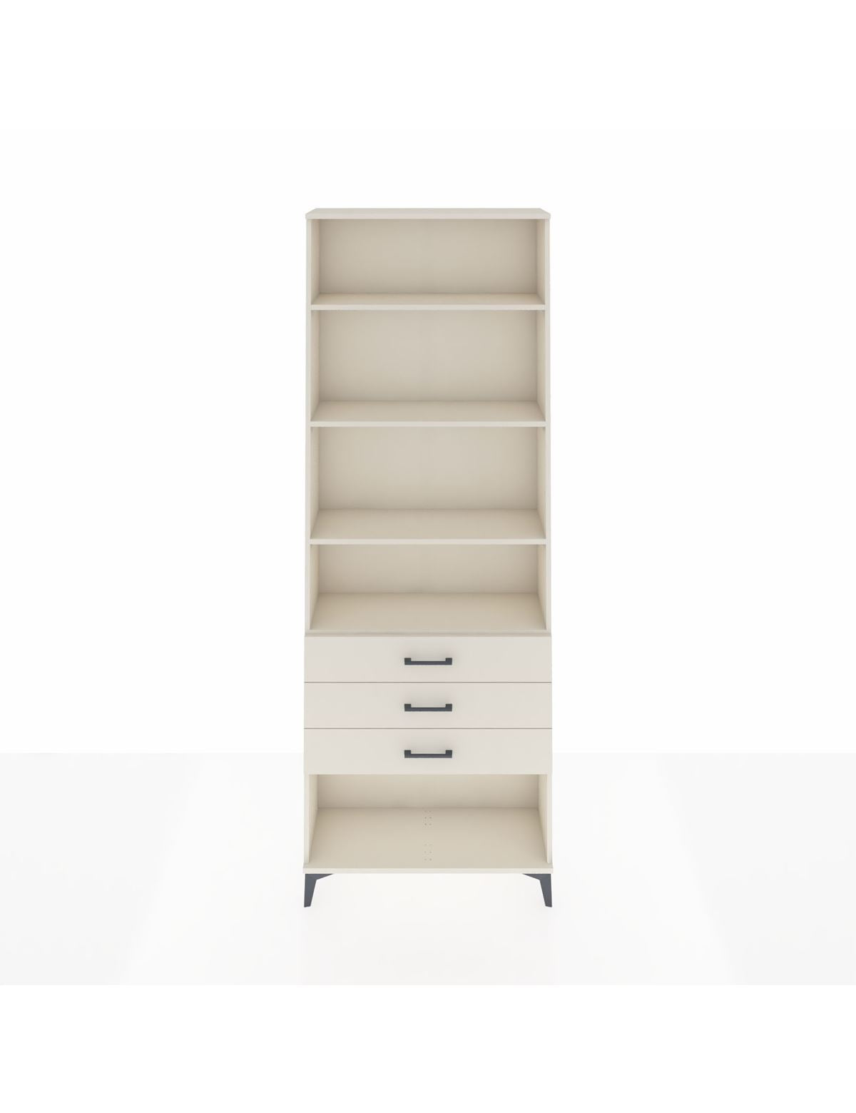 Arges Dolap 4 Raflı 3 Çekmeceli 88x30x243 Aytaşı-Aytaşı