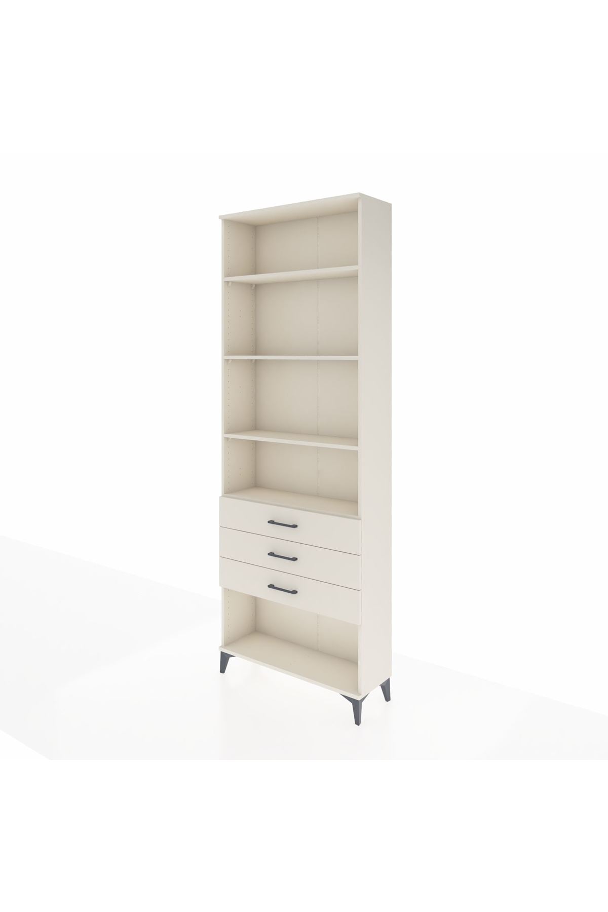 Arges Dolap 4 Raflı 3 Çekmeceli 88x30x243 Aytaşı-Aytaşı