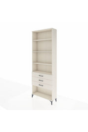 Arges Dolap 4 Raflı 3 Çekmeceli 88x30x243 Aytaşı-Aytaşı