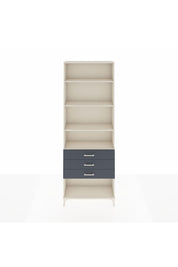 Arges Dolap 4 Raflı 3 Çekmeceli 88x30x243 Aytaşı-Antrasit