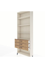 Arges Dolap 4 Raflı 3 Çekmeceli 88x30x243 Aytaşı-Çam