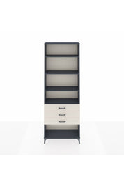 Arges Dolap 4 Raflı 3 Çekmeceli 88x30x243 Antrasit-Aytaşı