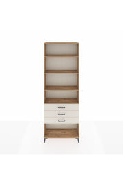 Arges Dolap 4 Raflı 3 Çekmeceli 88x30x243 Çam-Aytaşı