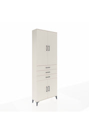 Arges Dolap 4 Raflı 3 Çekmeceli 4 Kapaklı 88x30x243 Aytaşı-Aytaşı