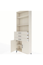 Arges Dolap 4 Raflı 3 Çekmeceli 2 Kapaklı 88x30x243 Aytaşı-Aytaşı