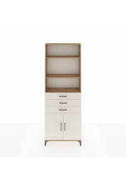 Arges Dolap 4 Raflı 3 Çekmeceli 2 Kapaklı 88x30x243 Çam-Aytaşı
