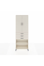 Arges Dolap 4 Raflı 3 Çekmeceli 2 Kapaklı 88x30x243 Aytaşı-Aytaşı