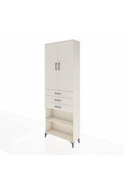 Arges Dolap 4 Raflı 3 Çekmeceli 2 Kapaklı 88x30x243 Aytaşı-Aytaşı